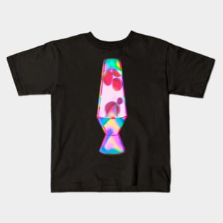 Retro Holographic lava lamp magnet Kids T-Shirt